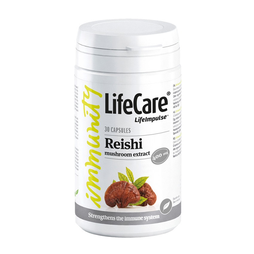 Extract de ciuperca Reishi, 400 mg, Life Care® - intareste sistemul imunitar