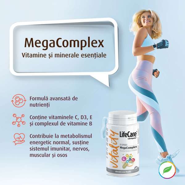 MegaComplex, vitamine si minerale esentiale, Life Care® - imagine 2