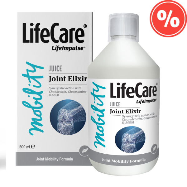 Supliment alimentar lichid pentru articulatii, Joint Elixir, Actiune Sinergica cu Condroitina, Glucozamina si MSM, Life Care®